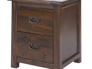 Boston 2 drawer bedside cabinet