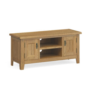Burford oak TV unit 1200