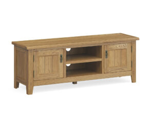 Burford oak TV unit 1500