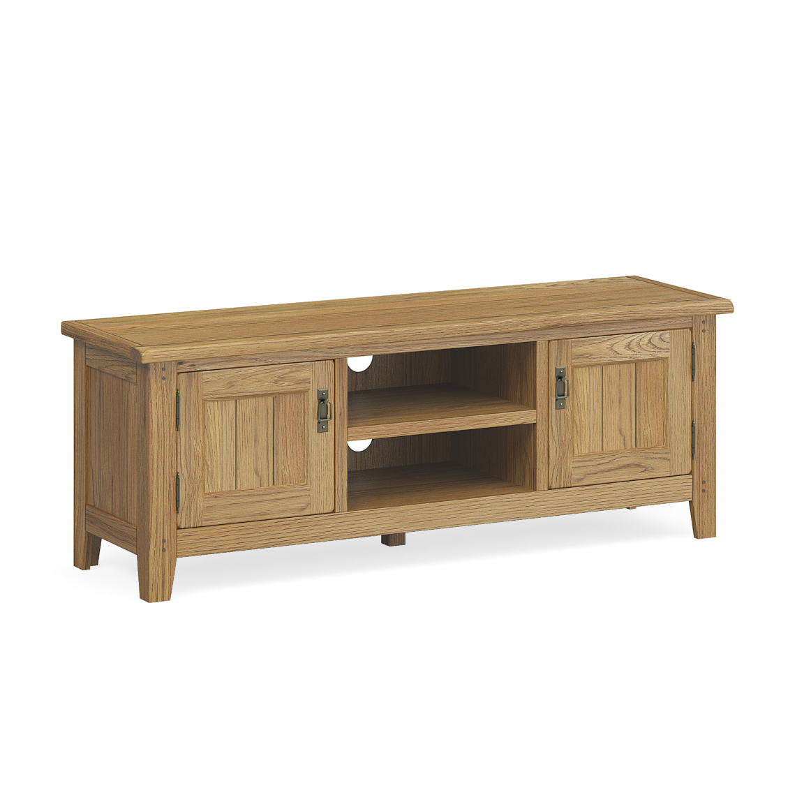 Burford-5883-tv-unit-150cm. Jpg Burford oak tv unit 1500