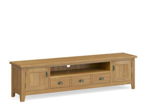 Burford  extra large oak TV unit 2100