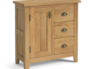 Burford  oak mini sideboard with side drawer