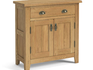 Burford  oak mini sideboard with top drawer