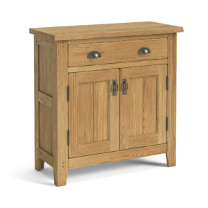 Burford  oak mini sideboard with top drawer
