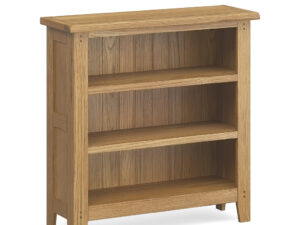 Burford  oak low bookcase