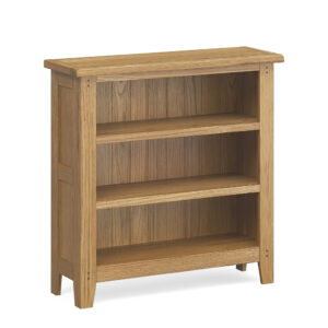 Burford  oak low bookcase