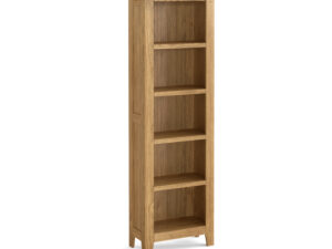 Burford  oak slim bookcase