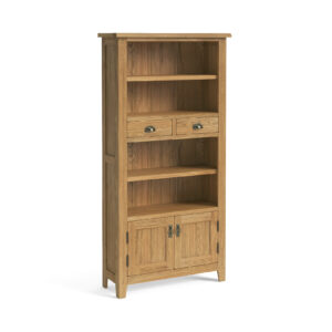 Burford  oak display bookcase