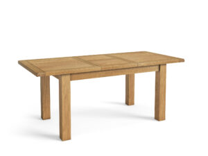 Burford  oak compact butterfly extending dining table