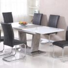 Castello 160cm extending dining table and 6 chairs Castello 160cm extending dining table and 6 chairs