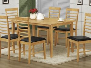 Hanover light table and 6 chairs