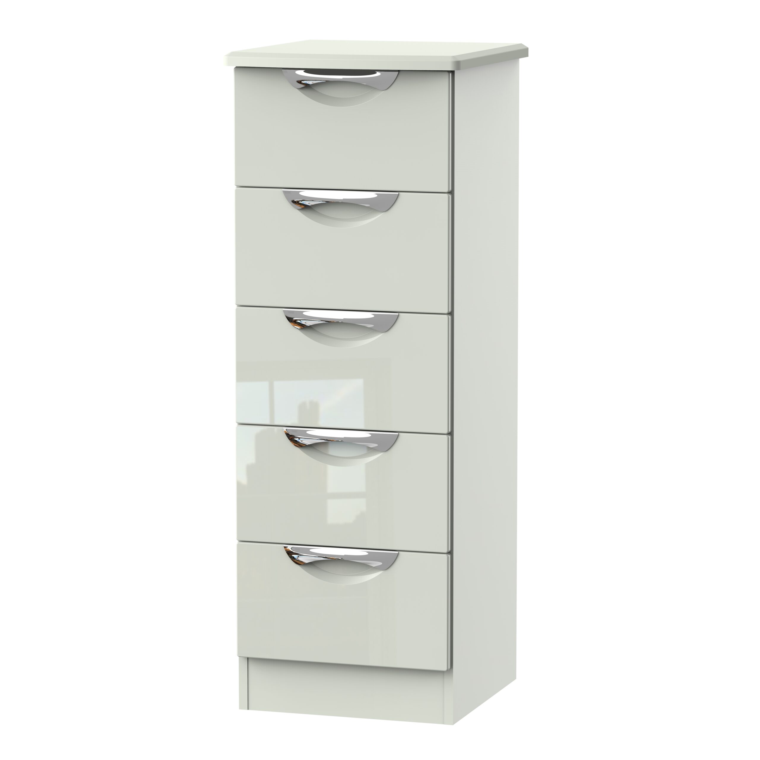 Cam003kgk-1-scaled-1. Jpg Camden gloss 5 drawer bedside