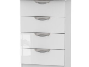 Camden gloss 4 drawer midi chest