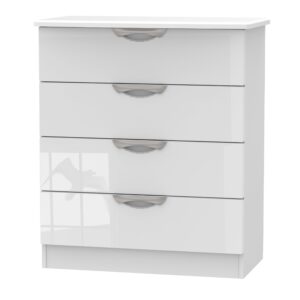 Camden gloss 4 drawer chest