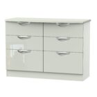 Camden gloss 6 drawer midi chest Camden gloss 6 drawer midi chest