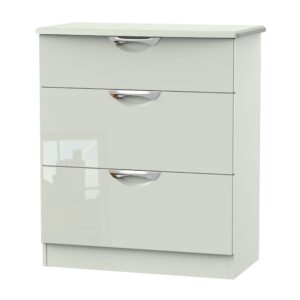 Camden gloss 3 drawer deep chest