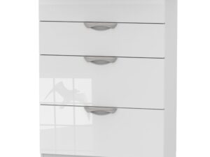 Camden gloss 4 drawer deep chest