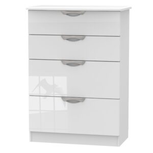 Camden gloss 4 drawer deep chest