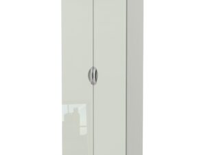 Camden gloss tall 2 door double hanging robe