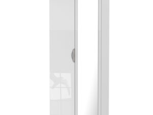 Camden gloss tall 2 door mirrored robe