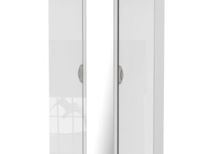 Camden gloss tall 3 door mirrored robe