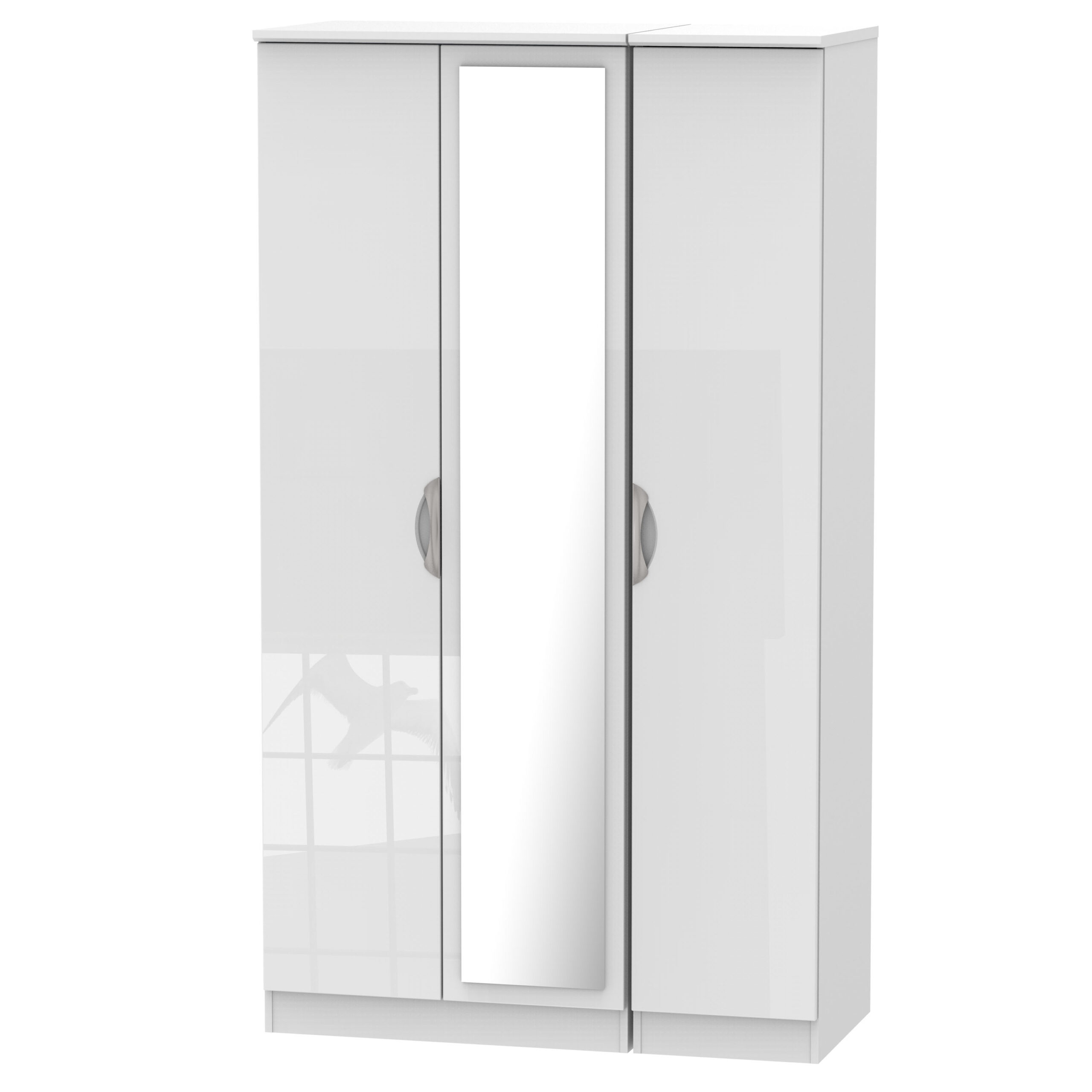 Cam147wgw-scaled-1. Jpg Camden gloss tall 3 door mirrored robe