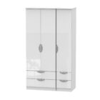 Camden gloss tall 3 door 4 drawer robe Camden gloss tall 3 door 4 drawer robe