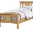 Newbridge oak 3’ high foot end bed frame