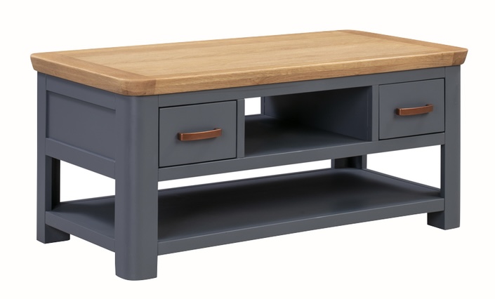 Screenshot Treviso midnight blue standard coffee table with drawers