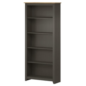 Capri carbon tall bookcase