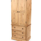 Corona deluxe 2 door 3 drawer wardrobe