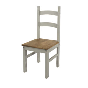 Corona Grey wash dining chairs(pair)