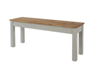 Corona Grey wash dining bench