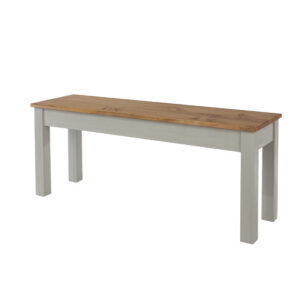Corona Grey wash dining bench