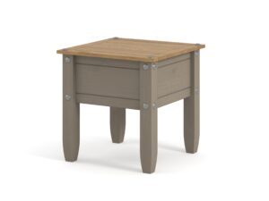 Corona Grey wash lamp table