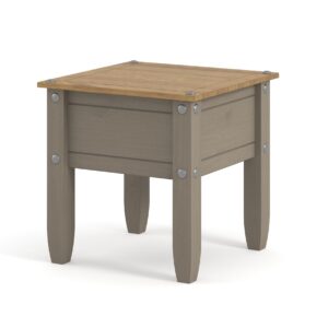 Corona Grey wash lamp table
