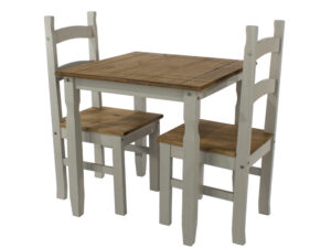 Corona Grey wash small dining set