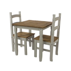 Corona Grey wash small dining set
