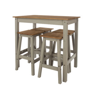 Corona Grey wash breakfast table set