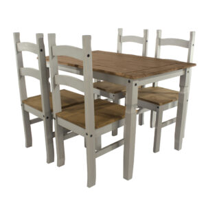 Corona Grey wash medium dining set