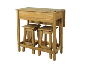 Corona Deluxe breakfast drop leaf table set