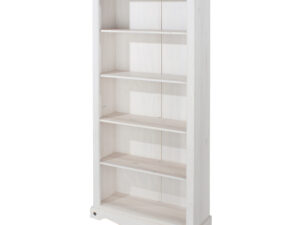 Corona White wash tall bookcase