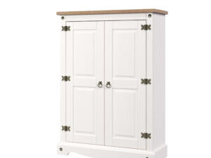 Corona White wash 2 door cupboard