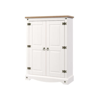Corona White wash 2 door cupboard