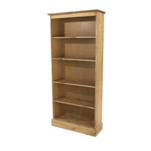 Cotswold pine tall bookcase