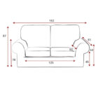 Chawton metal action sofa bed