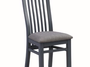 Treviso midnight blue painted chairs x 2