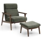 Isaac chair and footstool