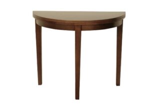 Hanover dark square half moon table