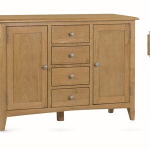 Kilkenny oak 4 drawer sideboard